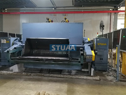 农业装备铲斗机器人焊接站